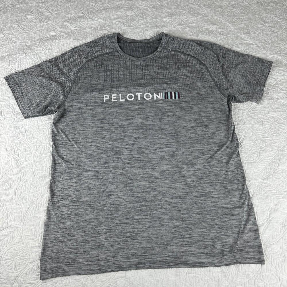 Lululemon Metal Vent Tech T Shirt Mens XL Gray Heather Peloton Performance Train